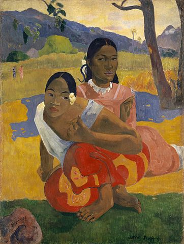 Figure 1. Paul Gauguin, Nafea Faa Ipoipo (When Will You Marry?), 1892, sold for a record US $300m in 2015