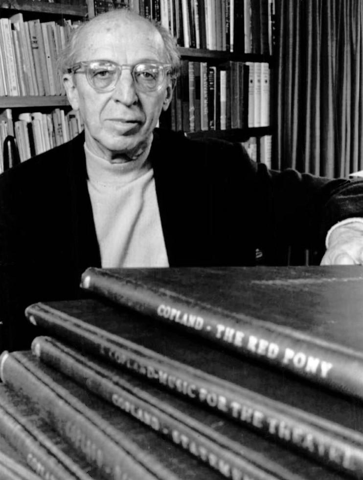 Figure 1. Aaron Copland as subject of a Young People's Concert, 1970