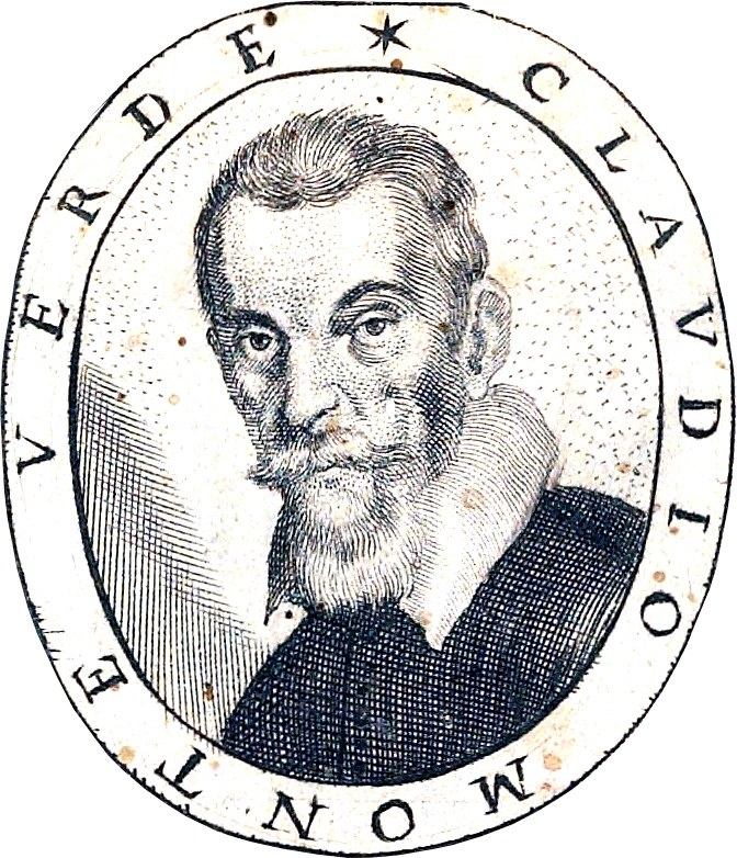 Figure 2. The only certain portrait of Claudio Monteverdi, from the title page of Fiori poetici, a 1644 book of commemorative poems for his funeral
