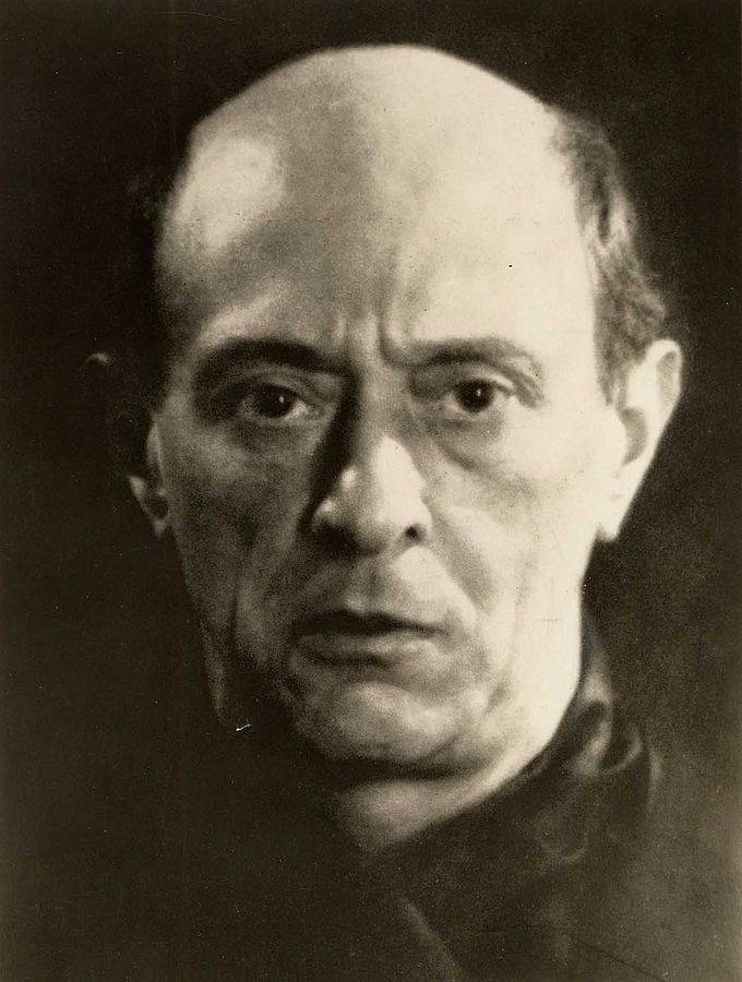 Figure 3. Arnold Schoenberg, 1927, by Man Ray