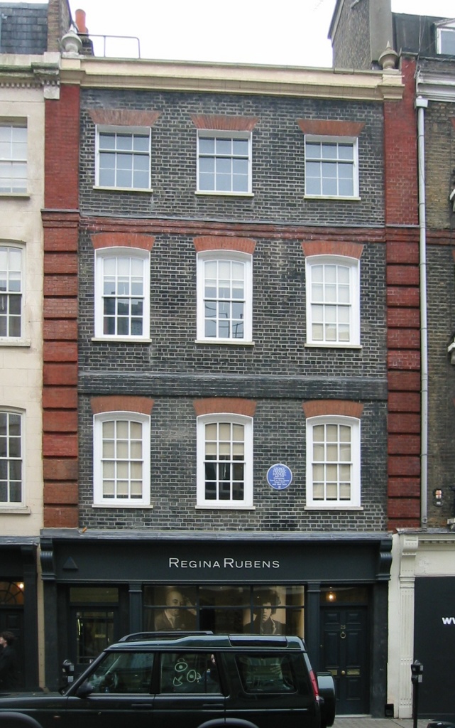 Figura 3. Handel House at 25 Brook Street, Mayfair, Londres