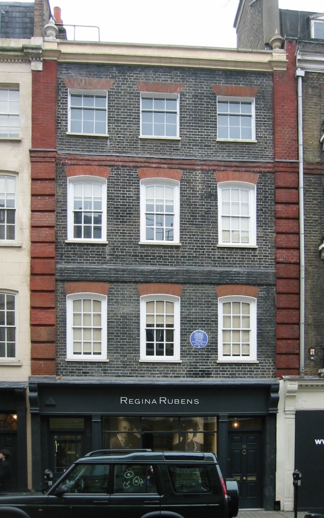 Figure 3. Handel House at 25 Brook Street, Mayfair, London