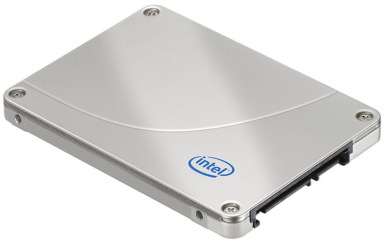 An Intel X25-M Solid state drive.