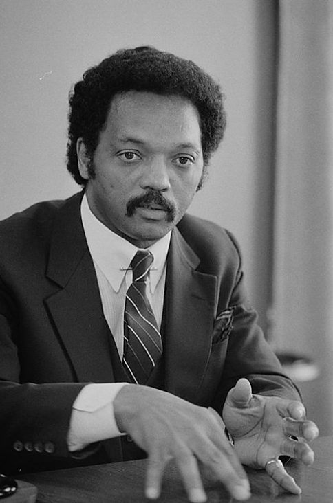 Jesse Jackson was only the second African American to mount a national campaign for the presidency. His work as a civil rights activist and Baptist minister garnered him a significant following in the African American community, but never enough to secure the Democratic nomination. His Warren K. Leffler, “IVU w/ [i.e., interview with] Rev. Jesse Jackson,” July 1, 1983. Library of Congress, http://www.loc.gov/pictures/item/2003688127/. 