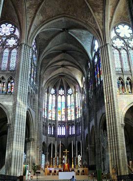 Church of St. Denis, France. Seventh–twelfth centuries CE. 