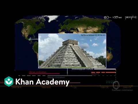 Thumbnail for the embedded element "Pre Columbian Americas | World History | Khan Academy"