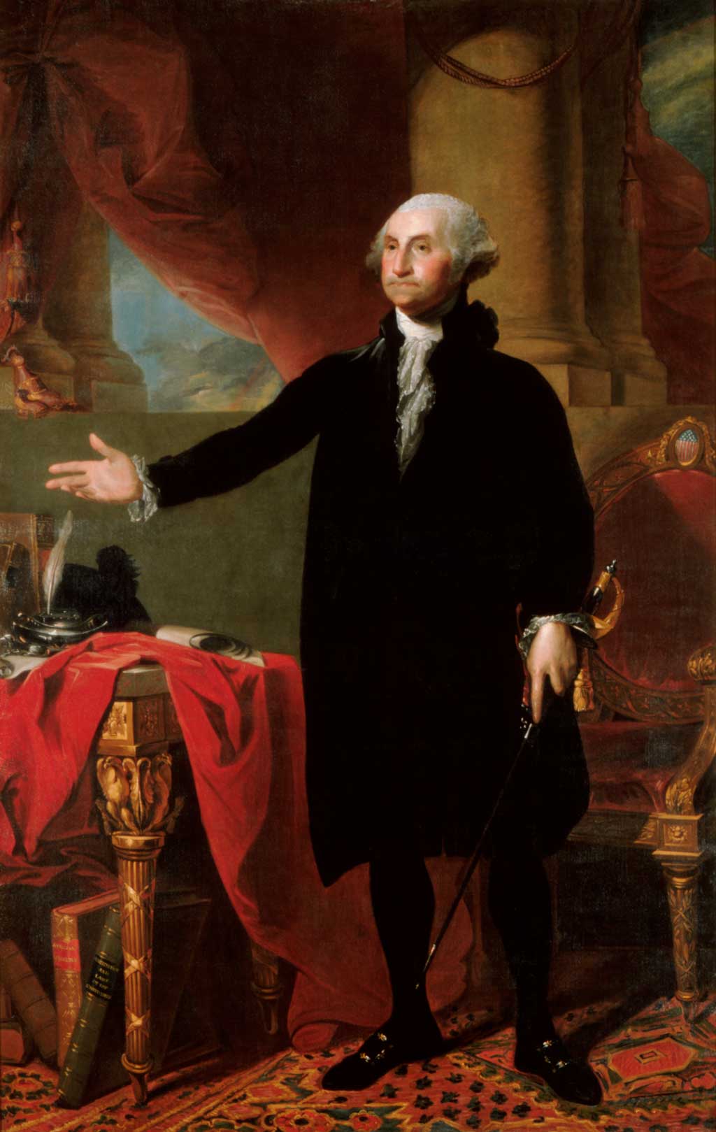Portrait of George Washington standing
