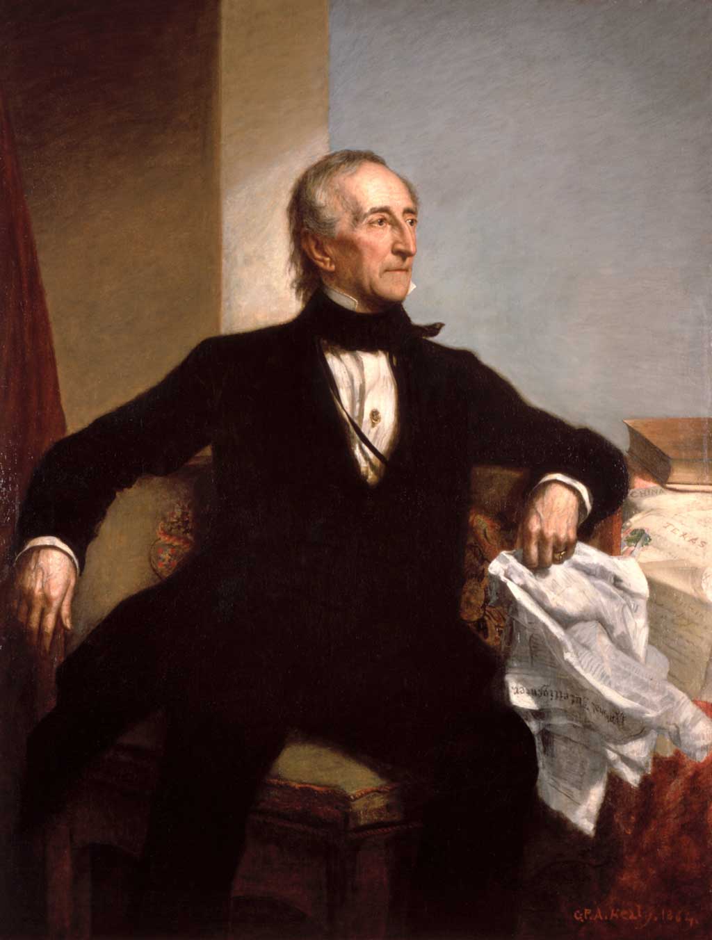 Official White House portrait of John Tyler