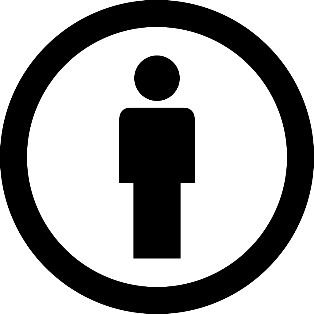 Person icon inside circle.