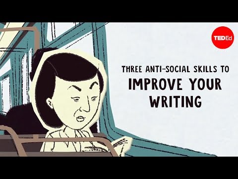 Thumbnail for the embedded element "Three anti-social skills to improve your writing - Nadia Kalman"