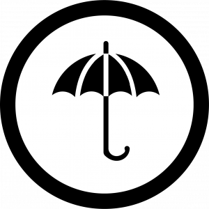 Icono de paraguas
