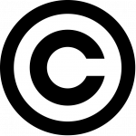 Logotipo “c” con derechos de autor