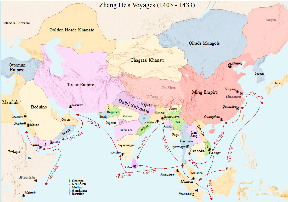 Zheng He Mapa