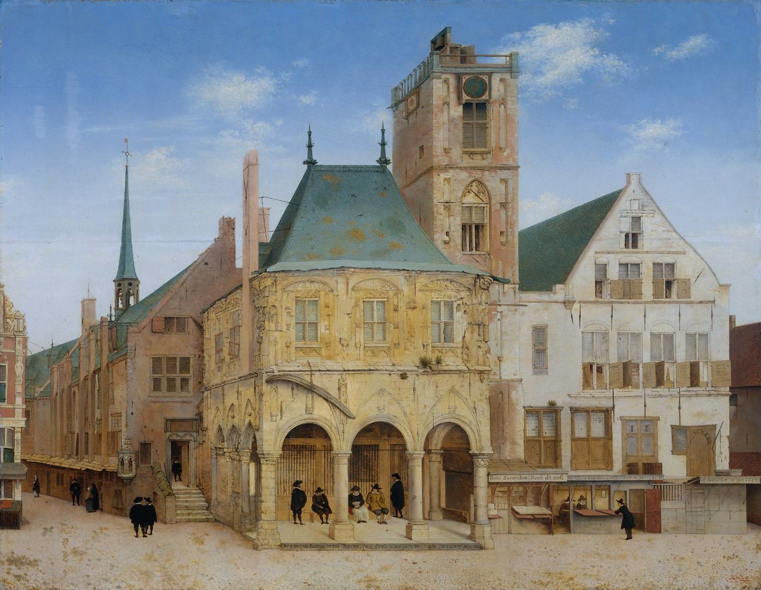 El antiguo Ayuntamiento donde se fundó el Banco de Ámsterdam en 1609