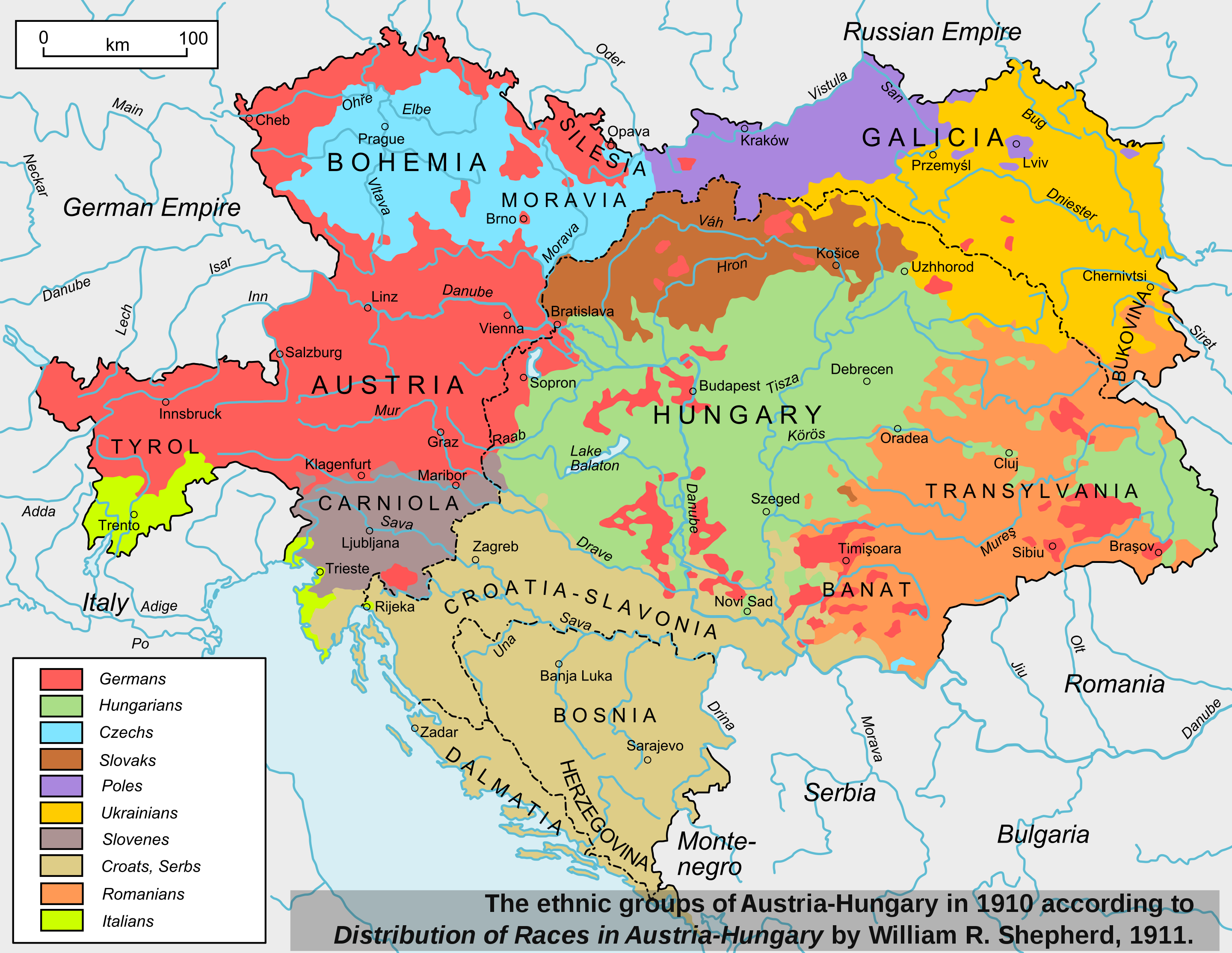 Etnias del Imperio Austro-Húngaro