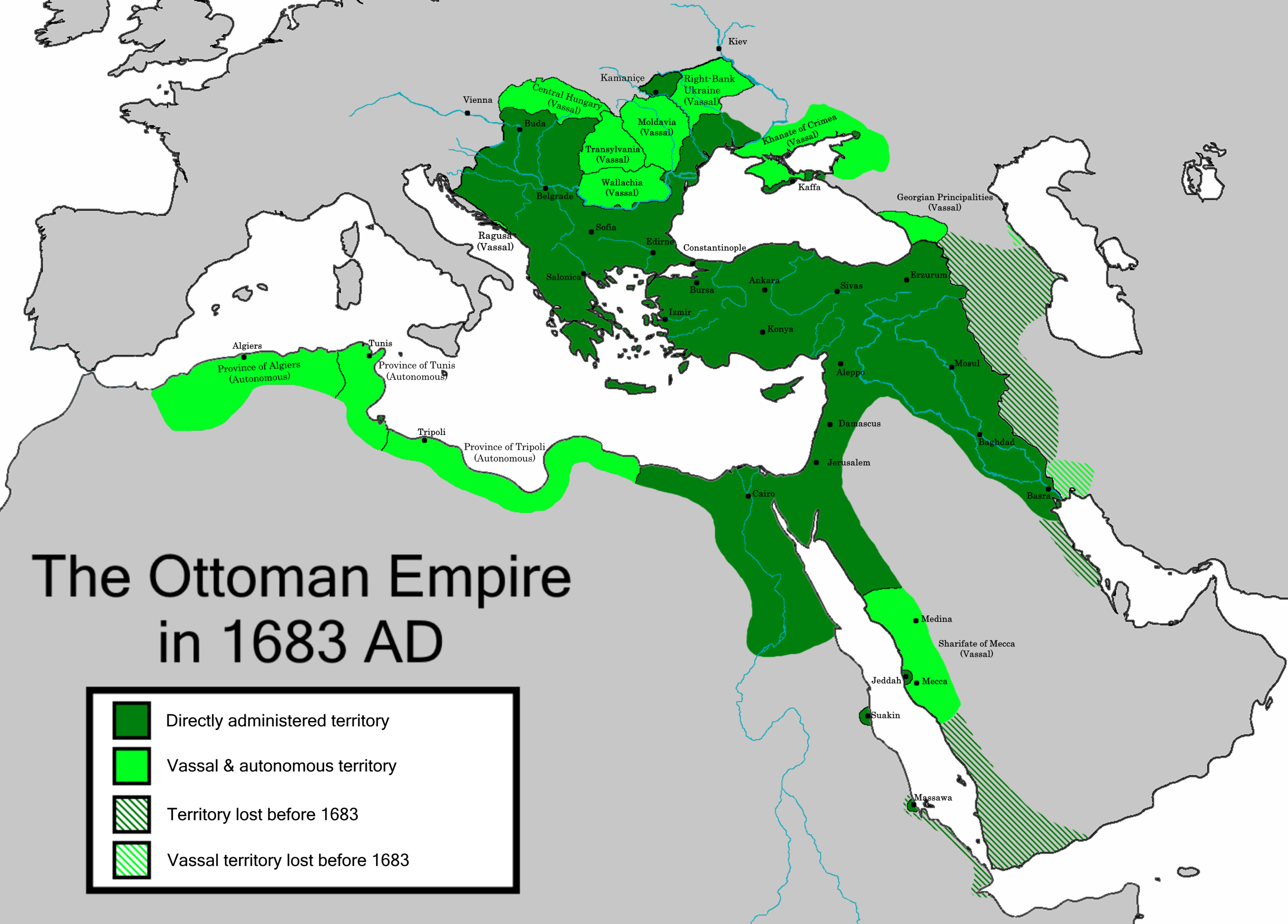 Imperio Otomano en 1683