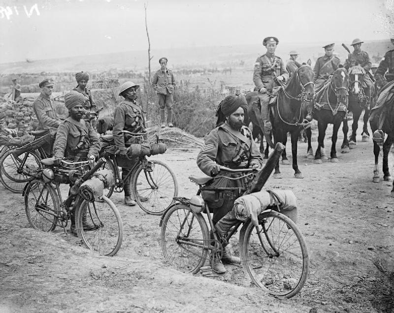Indian bicycle troops