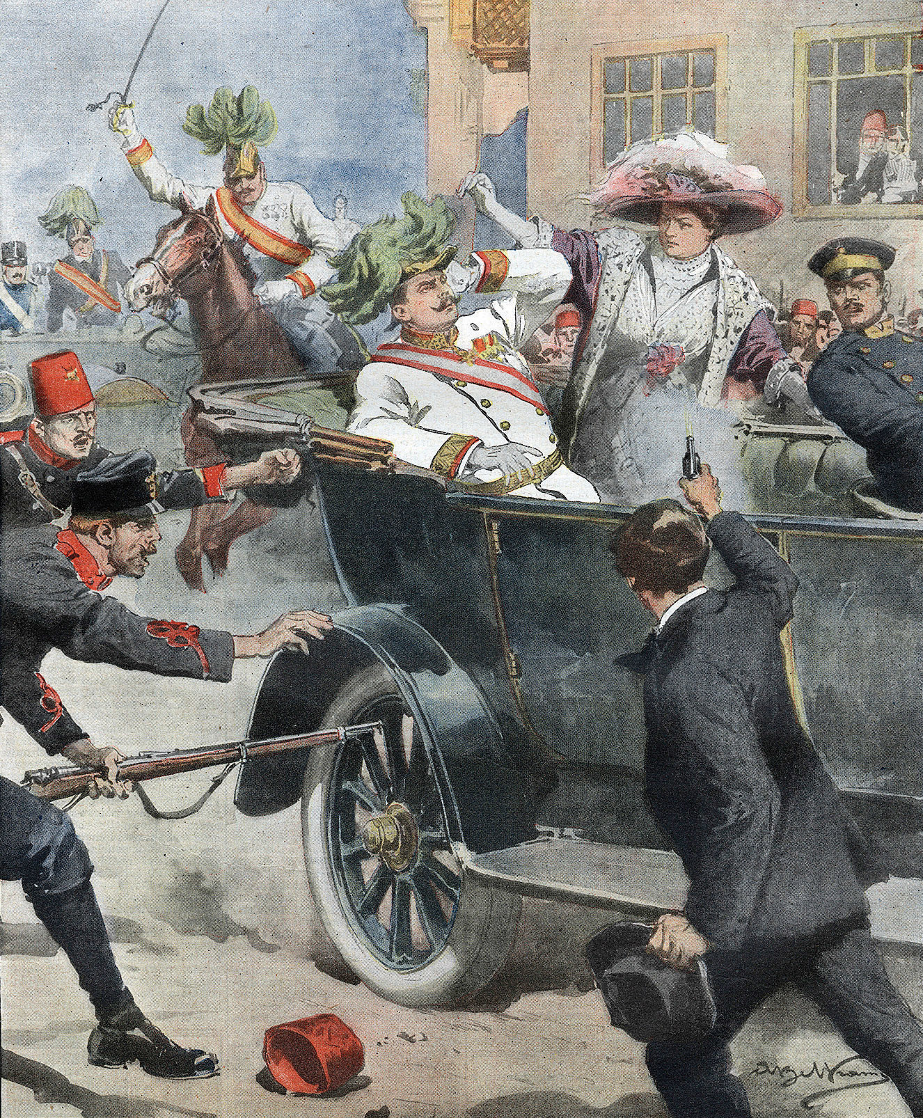 Gavrilo Princip mata al archiduque Franz Fernando
