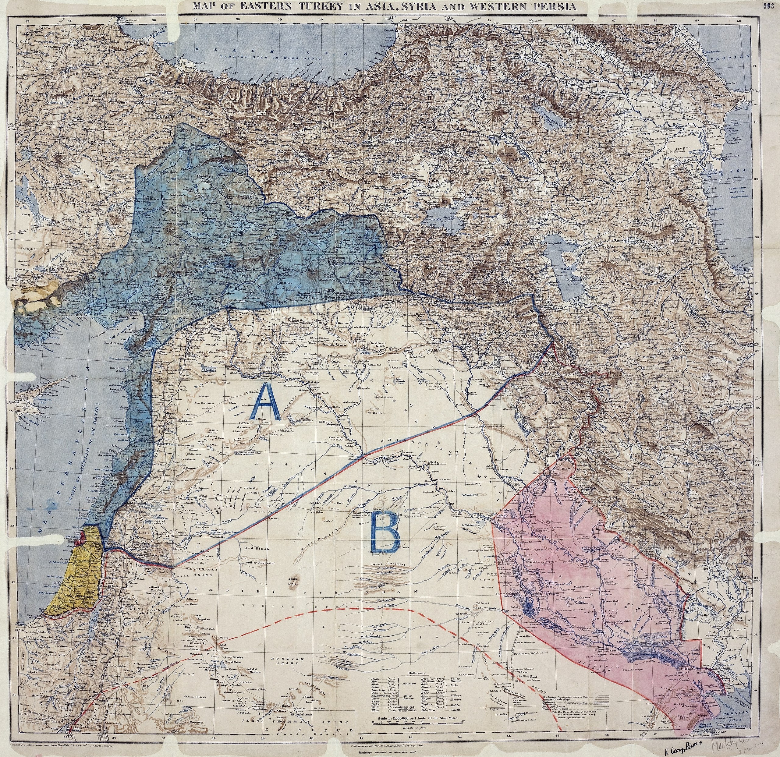 Mapa de Acuerdo Sykes—Picot