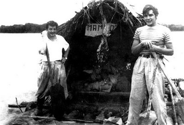 Guevara con Alberto Granado