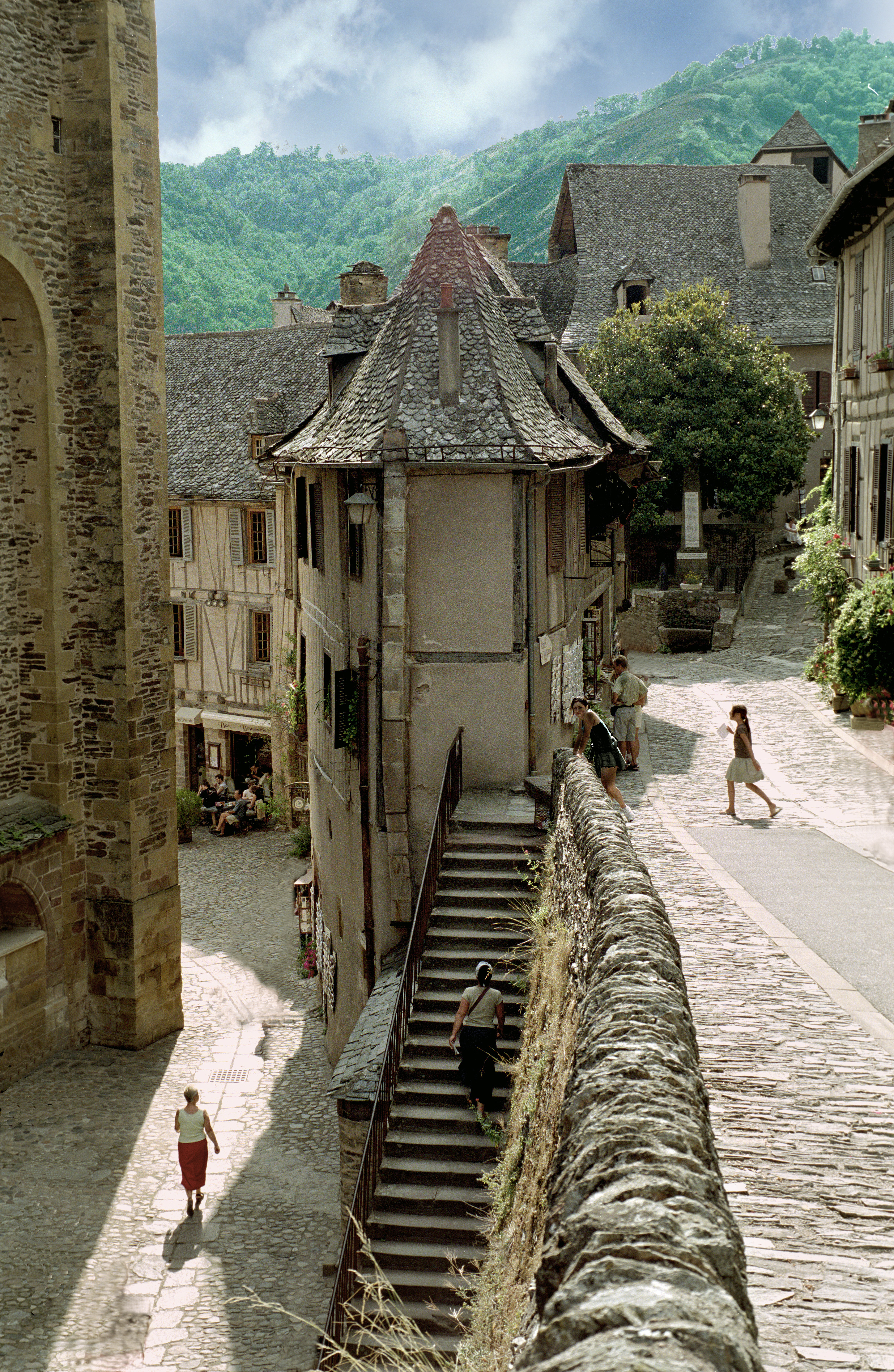 The village of Conques in France