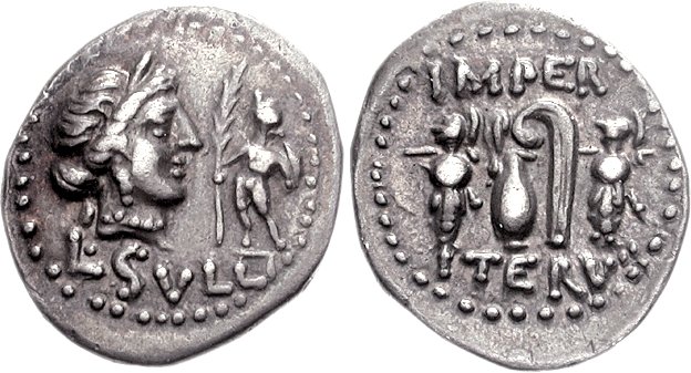 Image result for Sulla augury coins