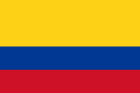 Flag of Colombia (Yellow, Blue, Red)