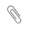 icon of paperclip