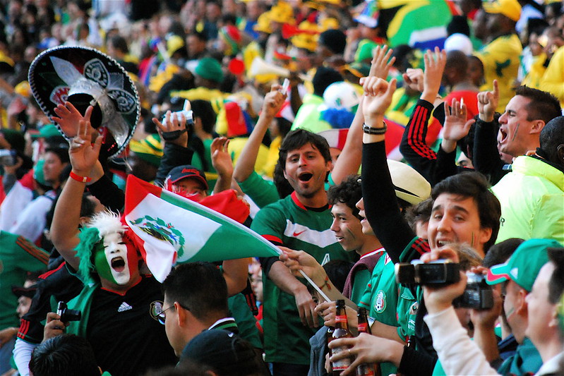 Mexican soccer fans