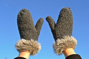 a pair of mittens