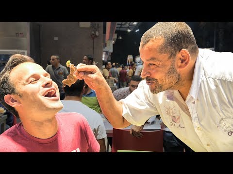 Thumbnail for the embedded element "INSANE Street Food Tour in Cairo, Egypt | HEAVIEST Street Food in The WORLD!"
