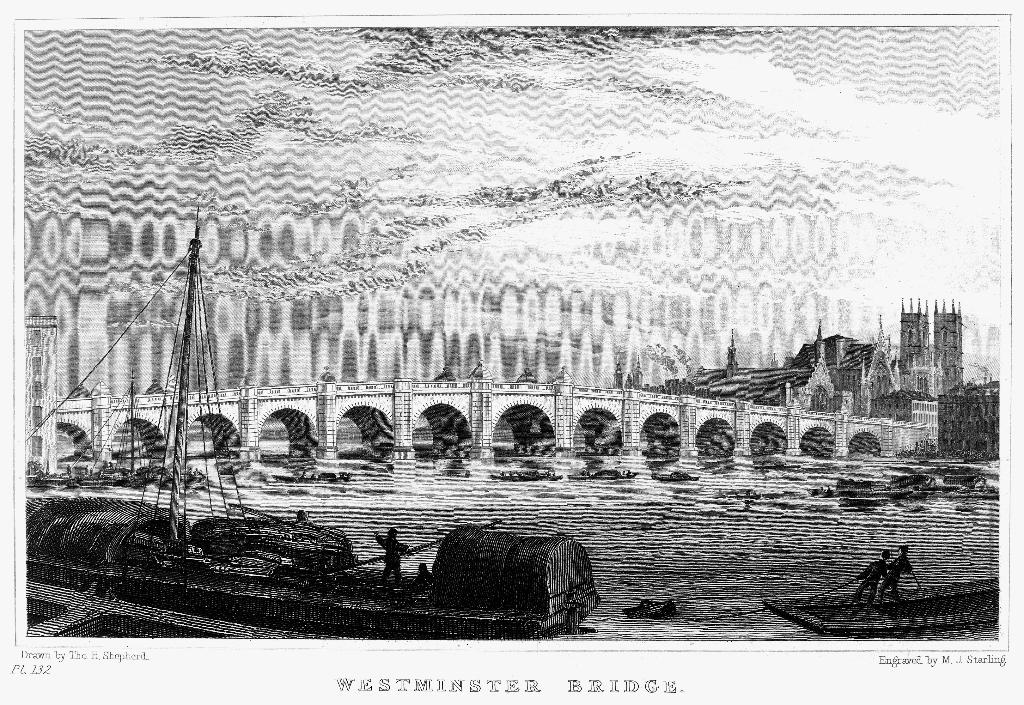 Puente de Westminster, 1831