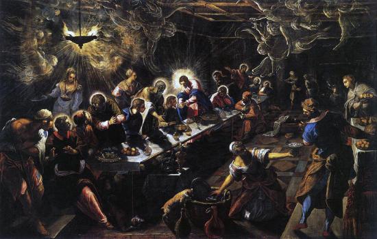 Tintoretto, The Last Supper European Religious scene