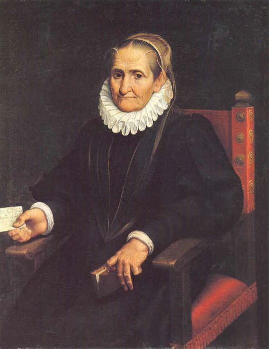Self portrait of Anguissola as an older woman