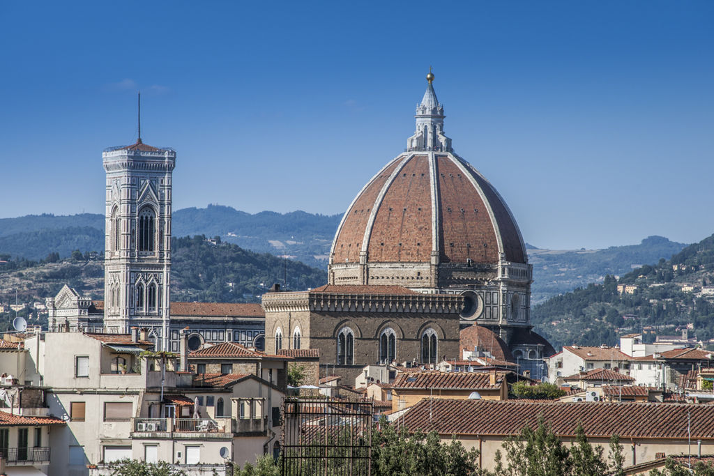 Florence Cathedral with a brick dome