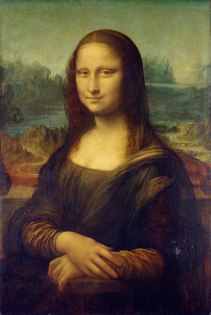 Mona Lisa portrait by Da Vinci