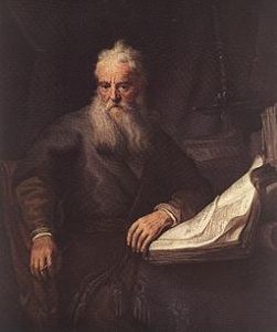 Pablo Apóstol de Rembrandt