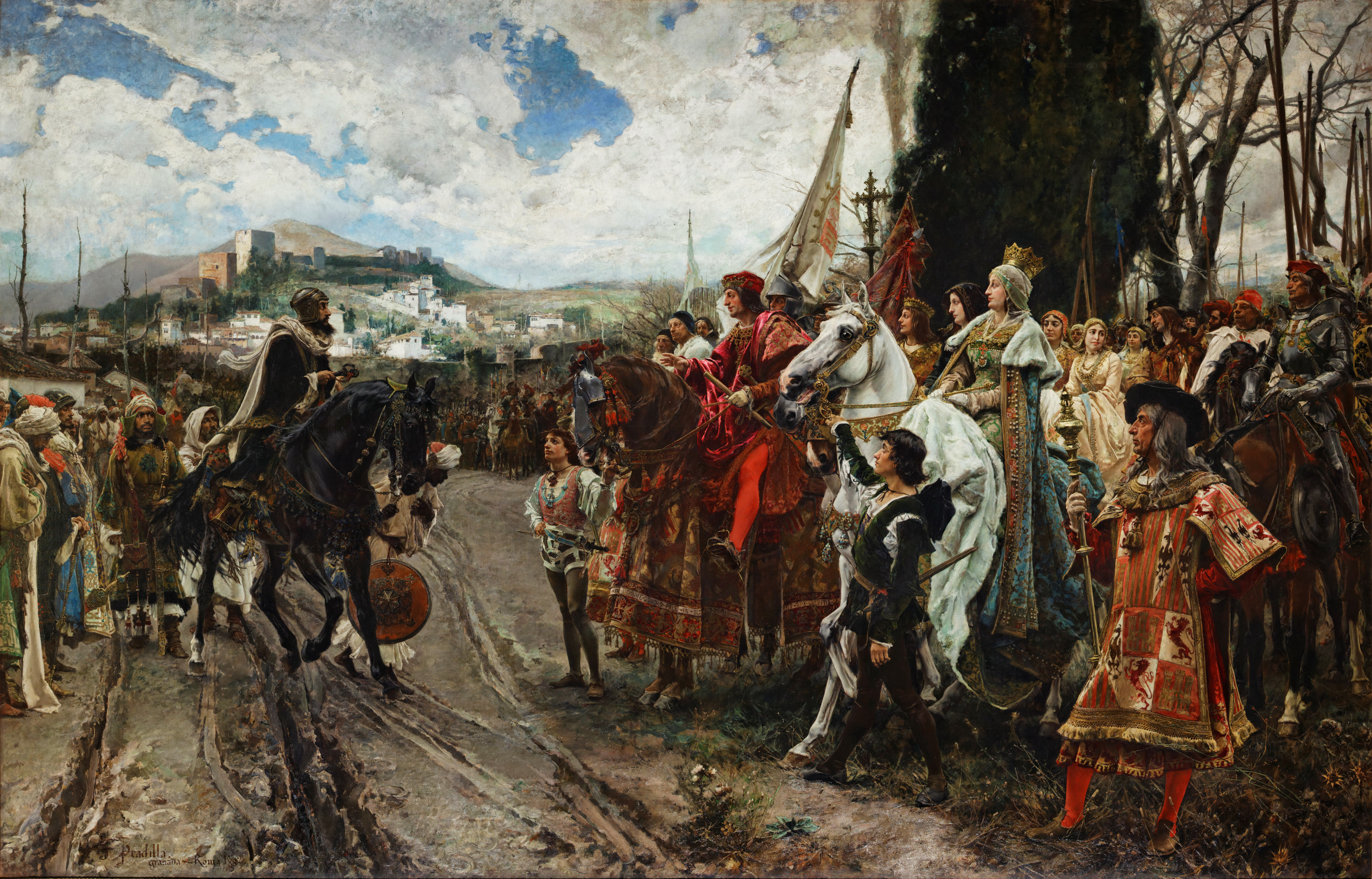 La rendición de Granada – Francisco Pradilla y Ortiz (1882)