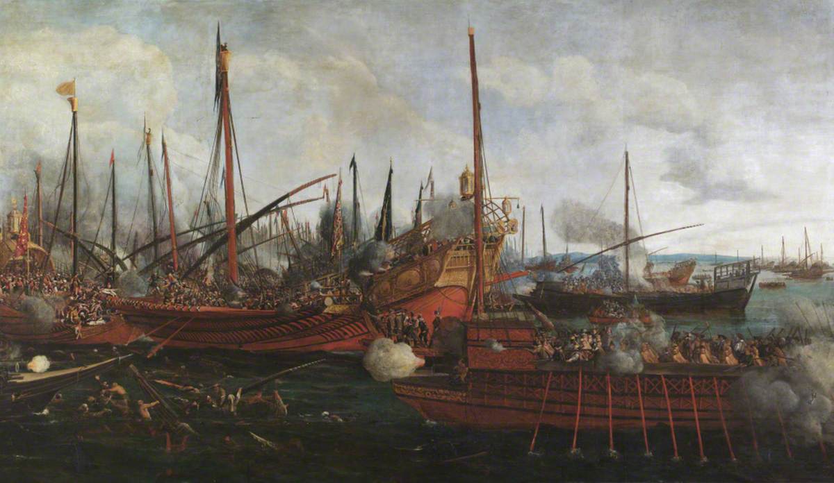 La Batalla de Lepanto (anónimo, circa 1600-1615)