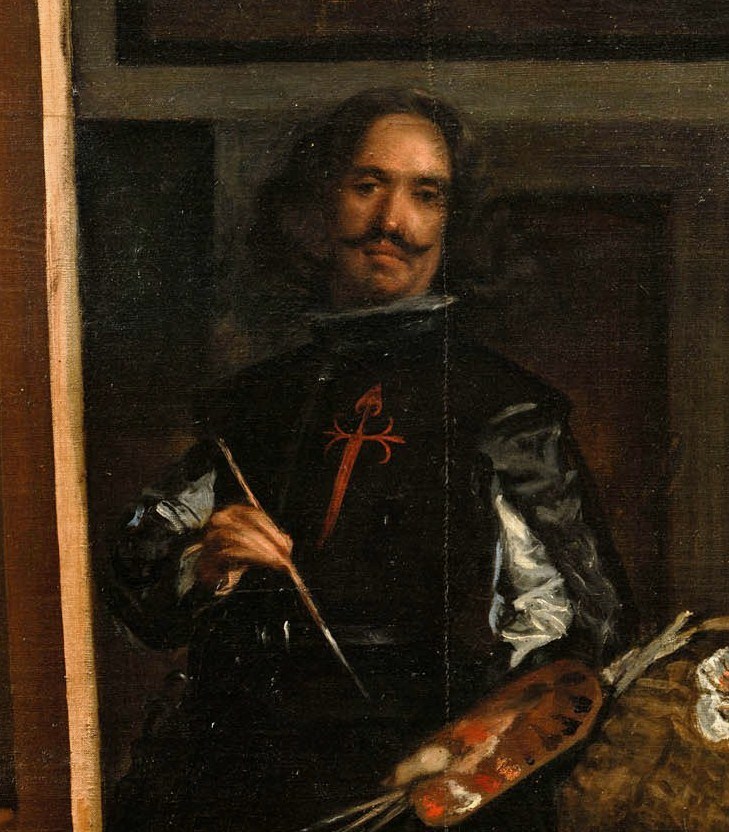 Velazquez the painter with paint brush and color palette