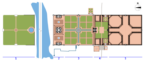 Taj Mahal site plan