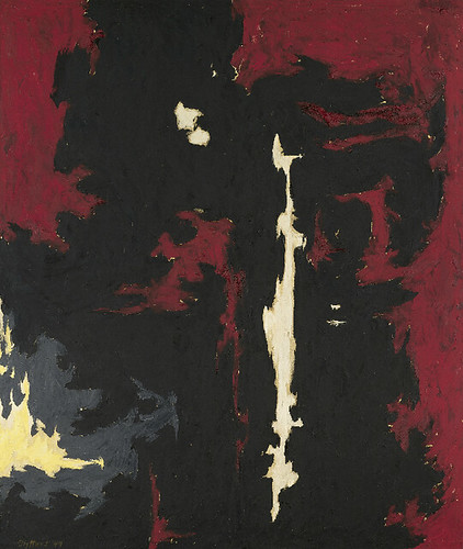 a painting of multiple colors and multiple shapes