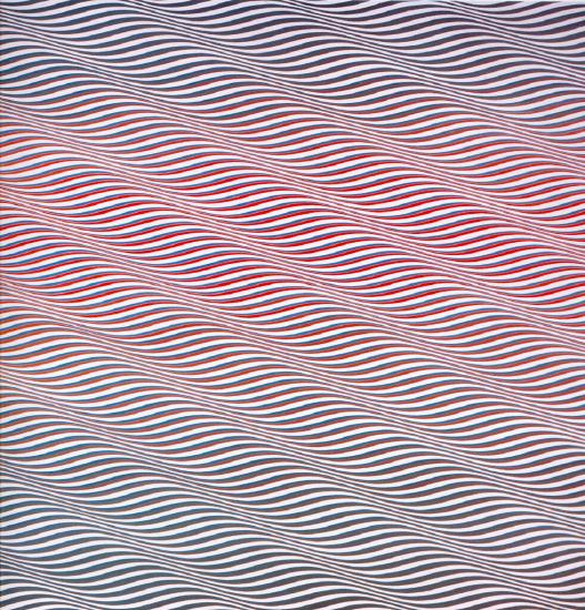  a wavy painting of multiple colors