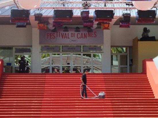 Entrance to theater art Cannes Film Festival