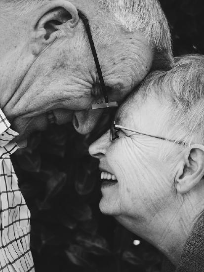 People, Old, Man, Woman, Couple, Love, Laugh, Happy