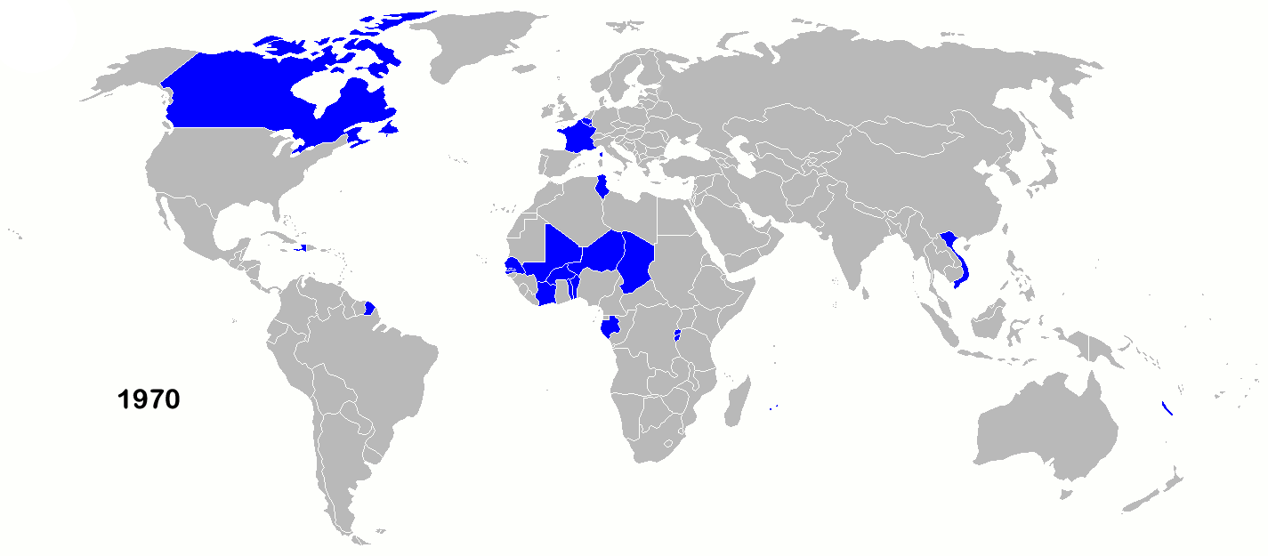 Chronologie of Francophonie