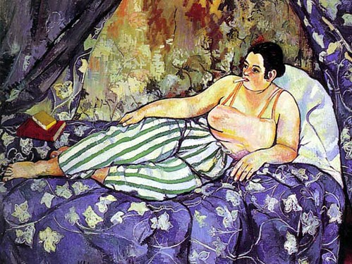 The Blue Room by Suzanne Valadon-1932