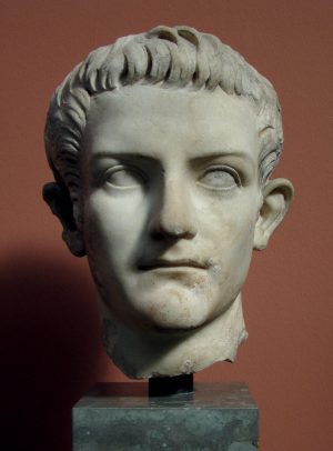Retrato del emperador Calígula, 37-41 C.E., mármol, 28 cm de alto (Ny Carlsberg Glyptotek, Copenhague, foto: Dra. Francesca Tronchin, CC BY-NC-ND 2.0)