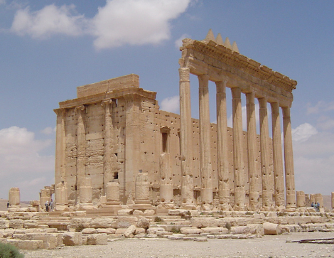 Templo de Bel, Palmyra, siglos I y II C.E. (foto: ian.plumb, CC BY 2.0)