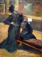 Дега, Відвідування музею, c. 1879-90